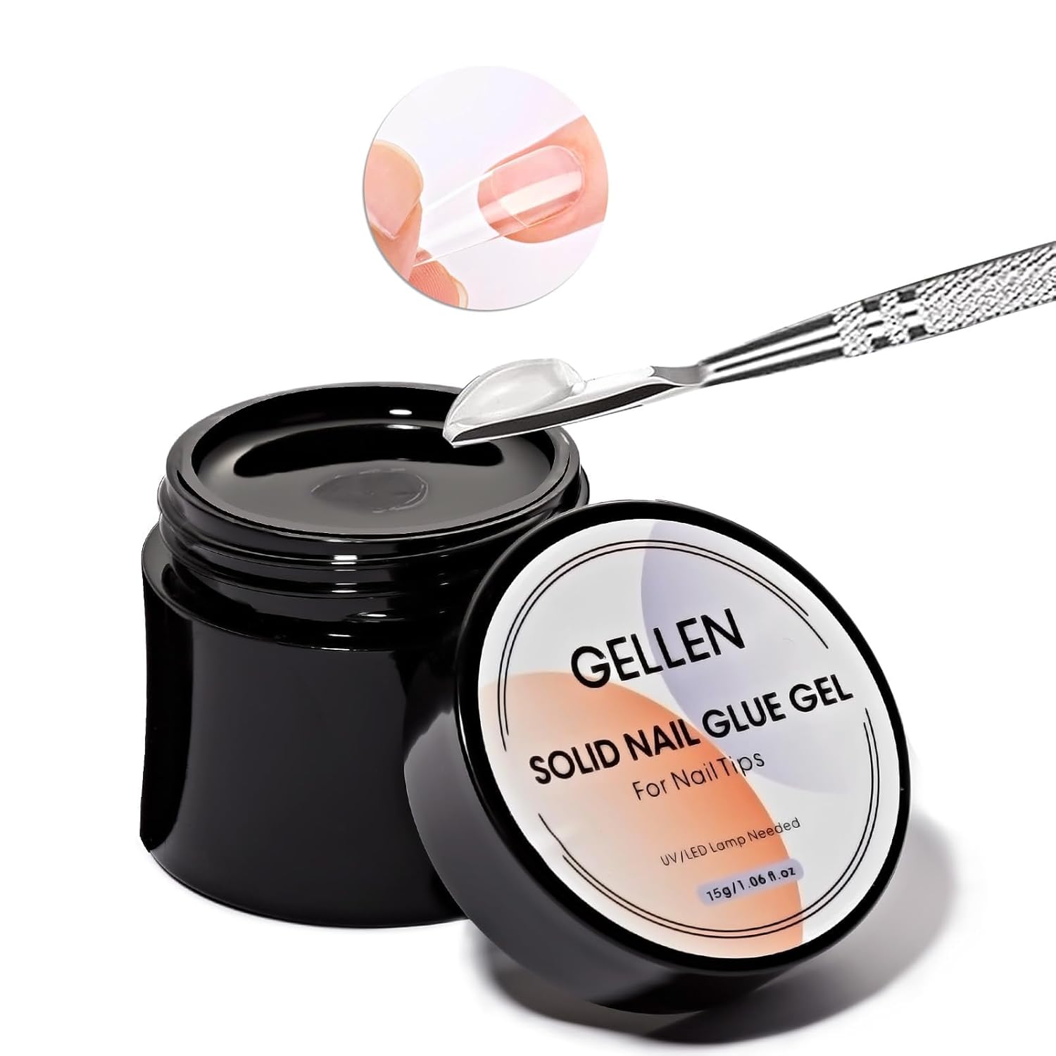 Nail Art Extension - 젤렌 네일 솔리드 글루 빌더 클리어