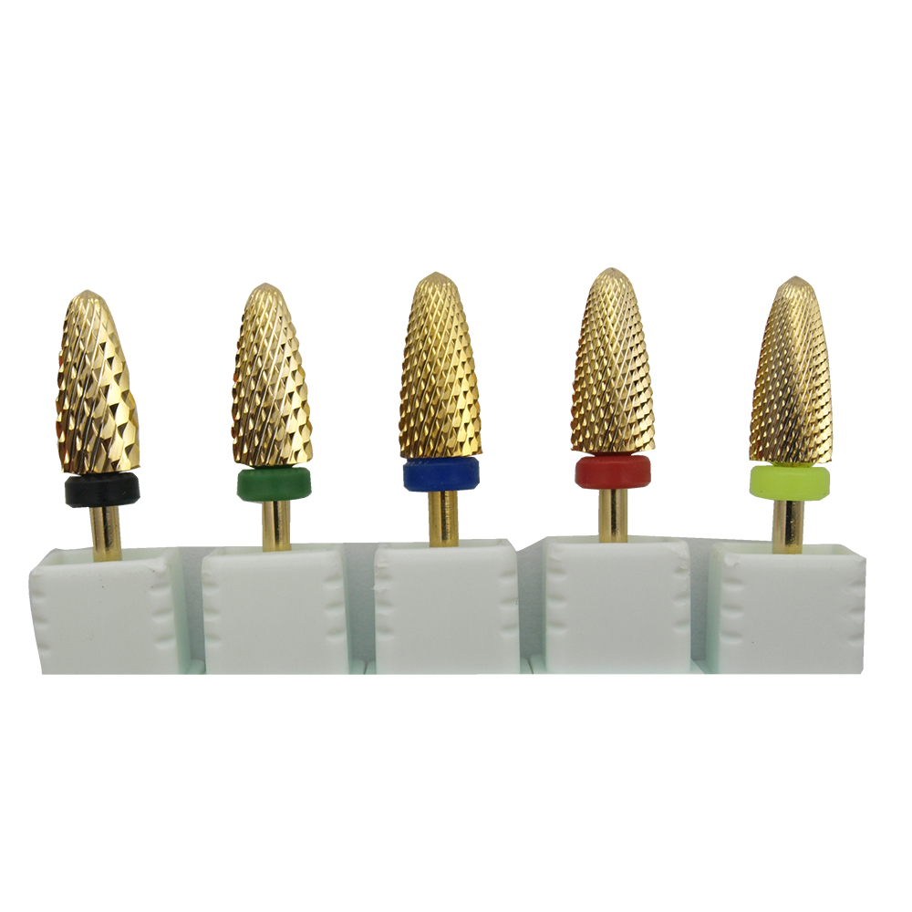 Nail Art Gold - 전기 매니큐어 기계용 쉬운 네일, 골드