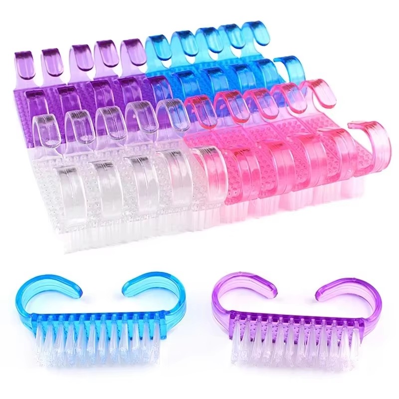 Nail Art Pink Soft - 5/10/15Pcs 플라스틱 네일 아트 브러쉬 핑크