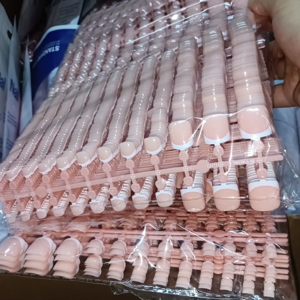 Nail Art Extension - 120개 정사각형 발톱 팁 - 발톱에