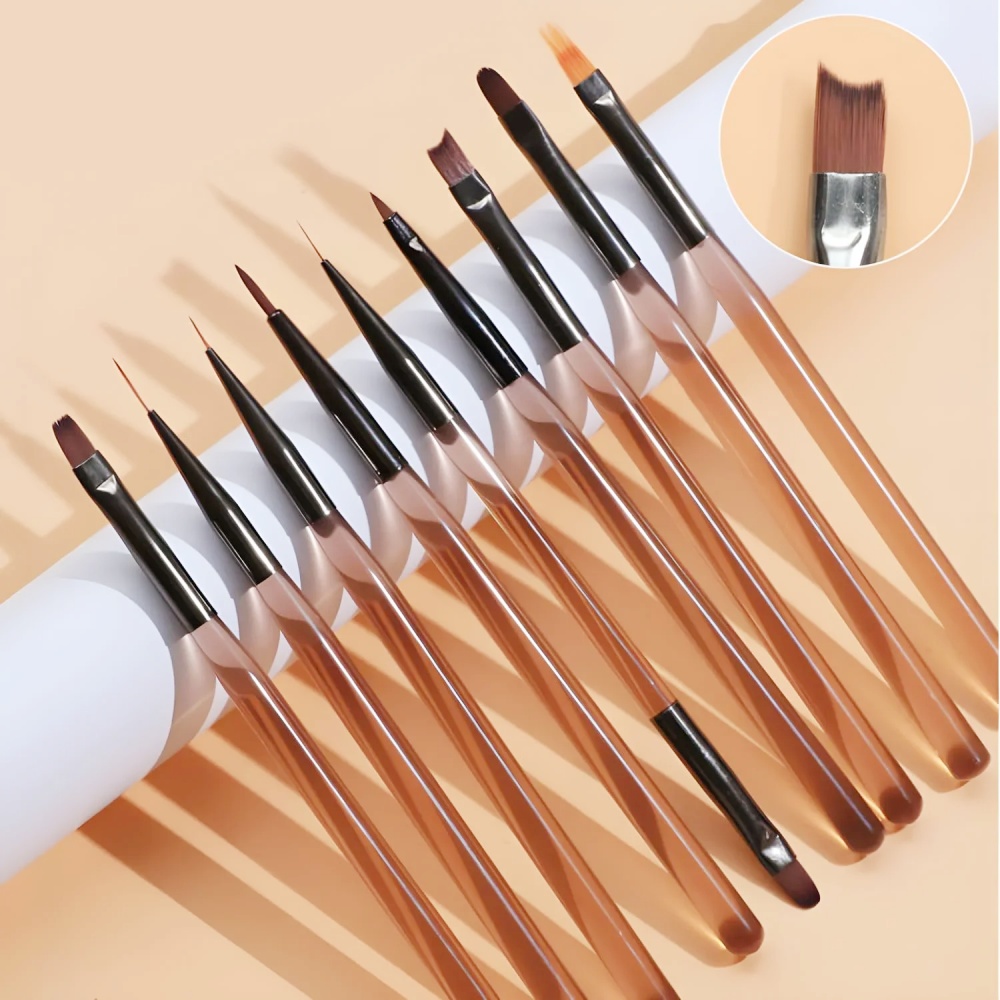 Nail Art Quotes - 9PCS 네일 브러쉬 네일 아트 디자인