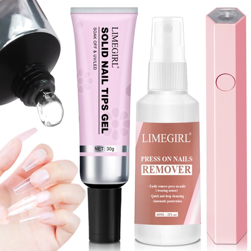 Nail Art Extension - 30g 소프트 투명 네일 팁 젤