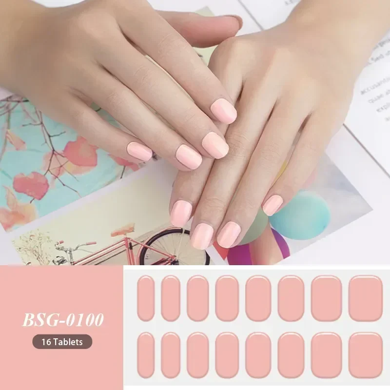 16/18/20 팁 크리스마스 젤 네일 스티커 접착제  - Nail Art Xmas Design 리뷰 및 가격