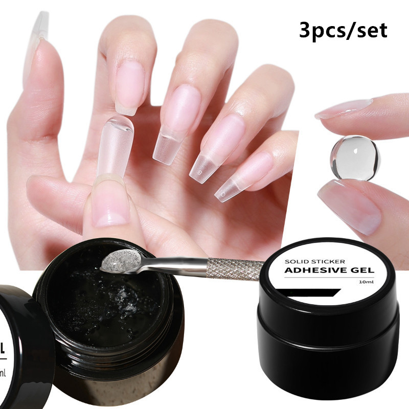 3개/세트 솔리드 네일 팁 젤 솔리드 스티커 네일 팁  - Nail Art Quotes 리뷰 및 가격