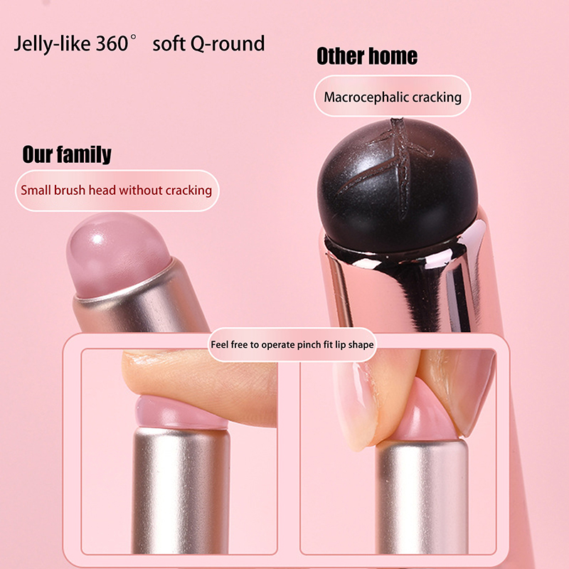 젤리 핑크 네일 아트 실리콘 브러쉬 재사용 가능 미러  - Nail Art Pink Soft 리뷰 및 가격