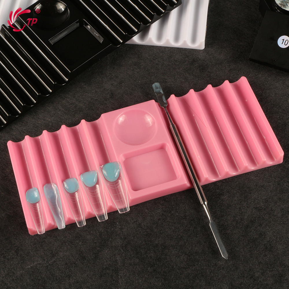 TP 듀얼 폼 홀더 플라스틱 펜 스탠드 네일 아트 도구 - Nail Art Extension 리뷰 및 가격