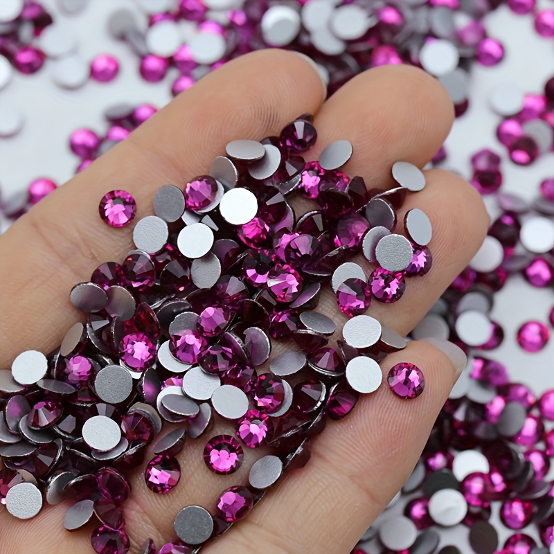 1440개 SS4-SS40 퍼플 레드 푸크시아 네일 아 - Nail Art Fuchsia 리뷰 및 가격