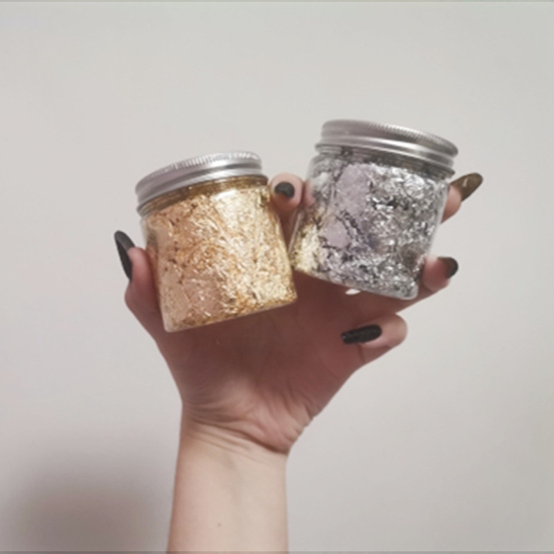모조 로즈 골드 실버 구리 호일 장식 조각, 반짝이 공 - Nail Art Gold 리뷰 및 가격