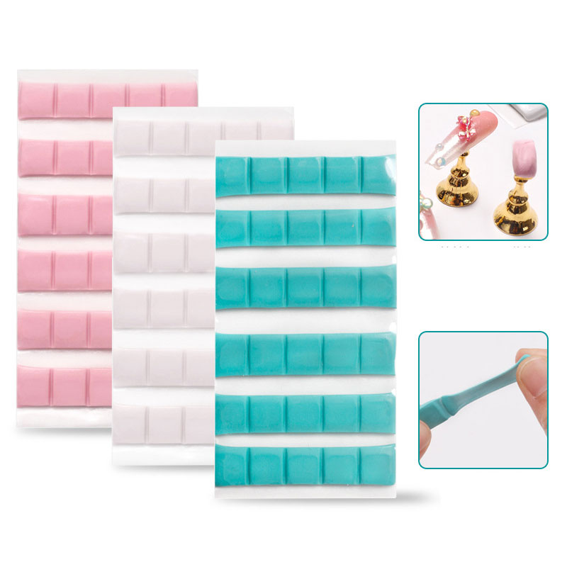 1 팩 네일 접착제 접착제 클레이 스틱 손톱 팁 홀더  - Nail Art Quotes 리뷰 및 가격