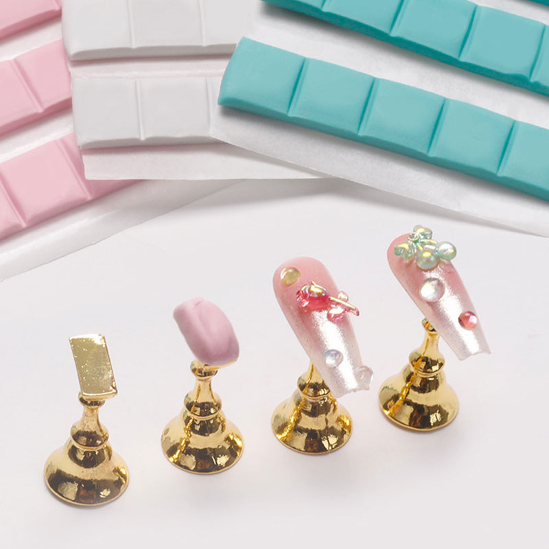 1 팩 네일 접착제 접착제 클레이 스틱 손톱 팁 홀더  - Nail Art Quotes 리뷰 및 가격