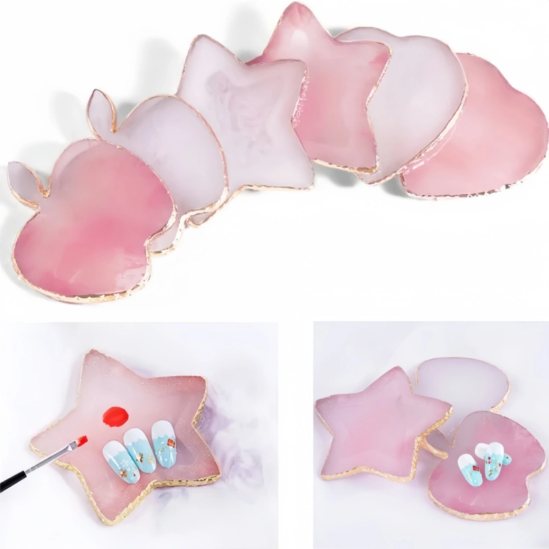 레진 아게이트 스톤 네일 아트 팔레트 인조 손톱 팁 색 - Nail Art Quotes 리뷰 및 가격
