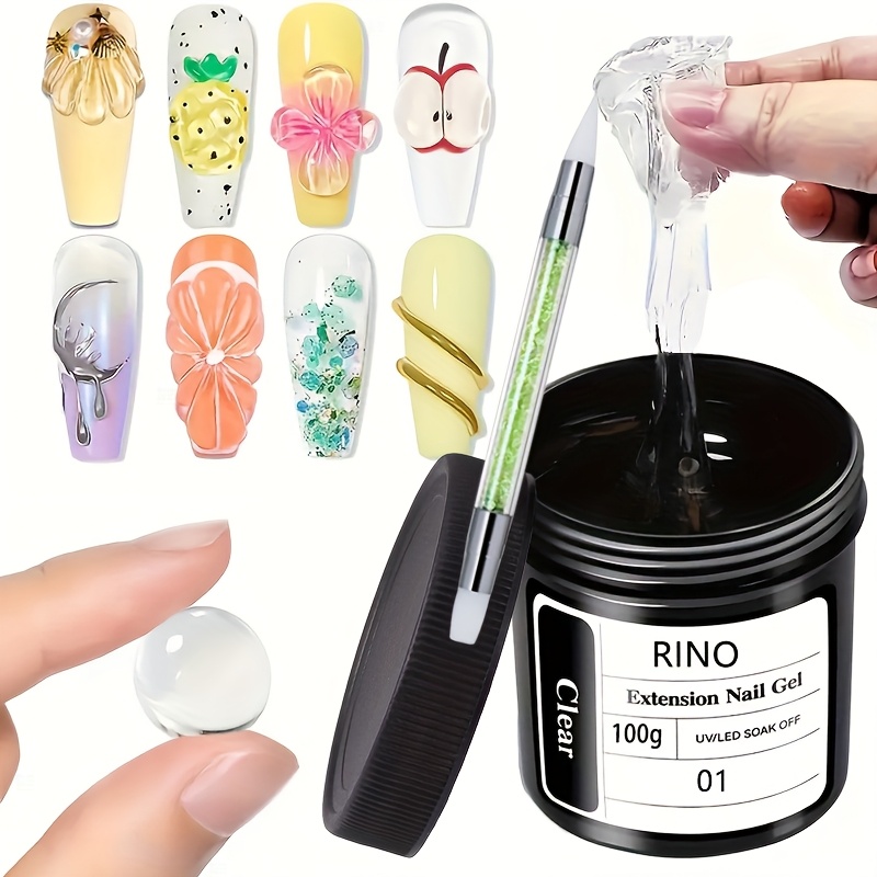 100g 투명 논스틱 핸드 익스텐션 네일 젤 (스컬프처 - Nail Art Extension 리뷰 및 가격