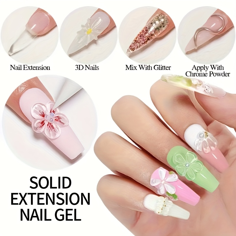100g 투명 논스틱 핸드 익스텐션 네일 젤 (스컬프처 - Nail Art Extension 리뷰 및 가격