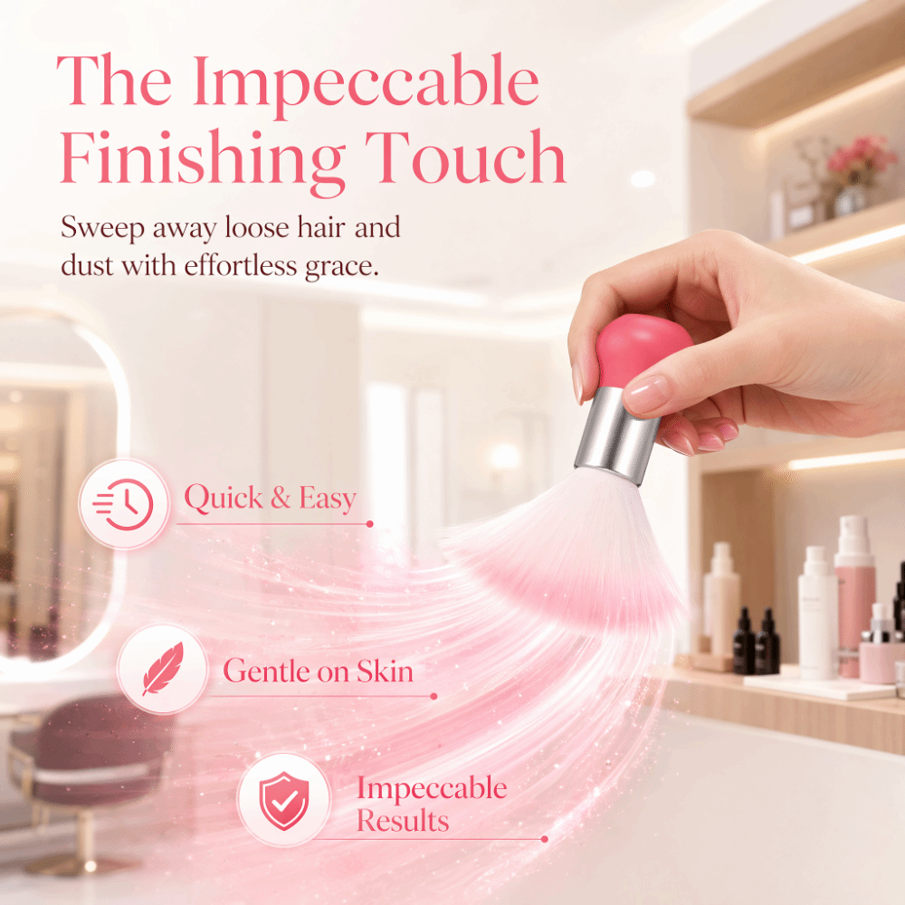 소프트 넥 더스터 브러쉬 핑크 컬러 전문 이발사 넥 브 - Nail Art Pink Soft 리뷰 및 가격