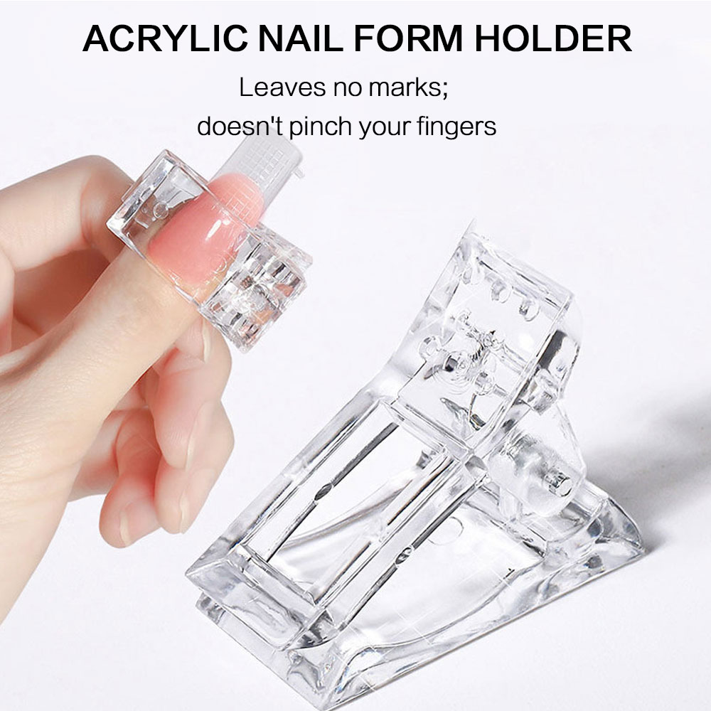 5개입 플렉시블 소프트 폴리젤 네일 팁 듀얼 폼 퀵 빌 - Nail Art Extension 리뷰 및 가격