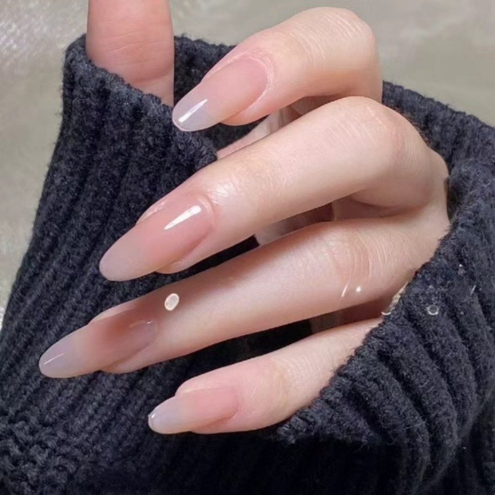 24개 무광 누드색 가짜 손톱 패션 프레스온 퀵 연장  - Nail Art Extension 리뷰 및 가격