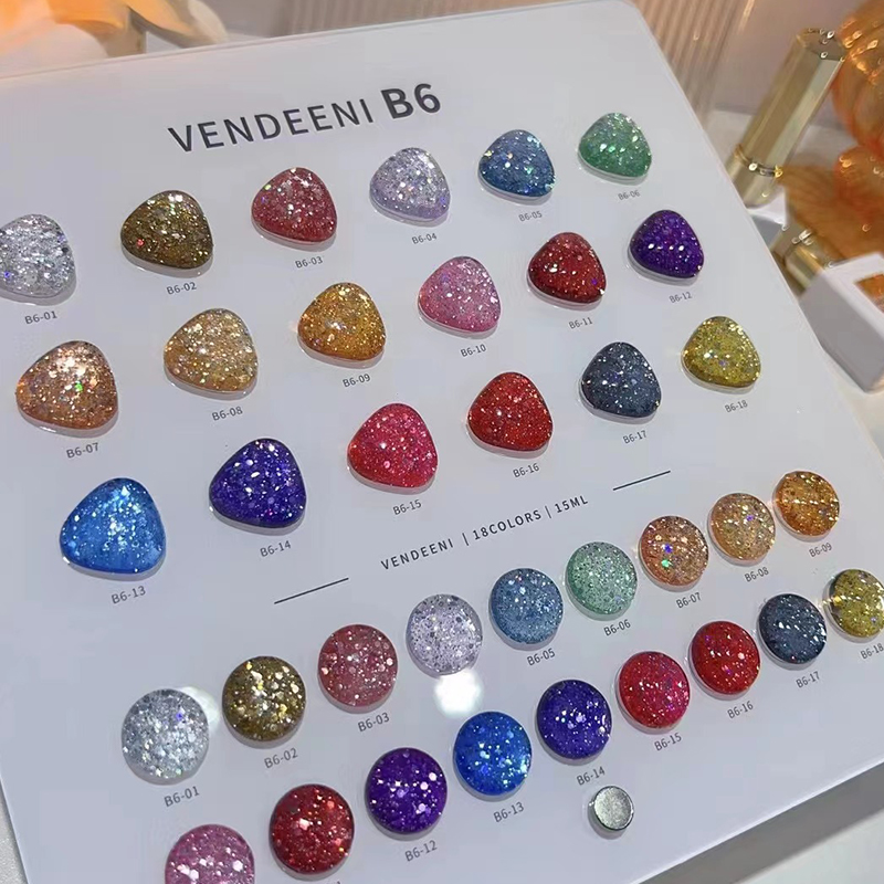 벤디니 18컬러 12컬러 글리터 캣아이 네일 젤 세트  - Nail Art Glitter 리뷰 및 가격