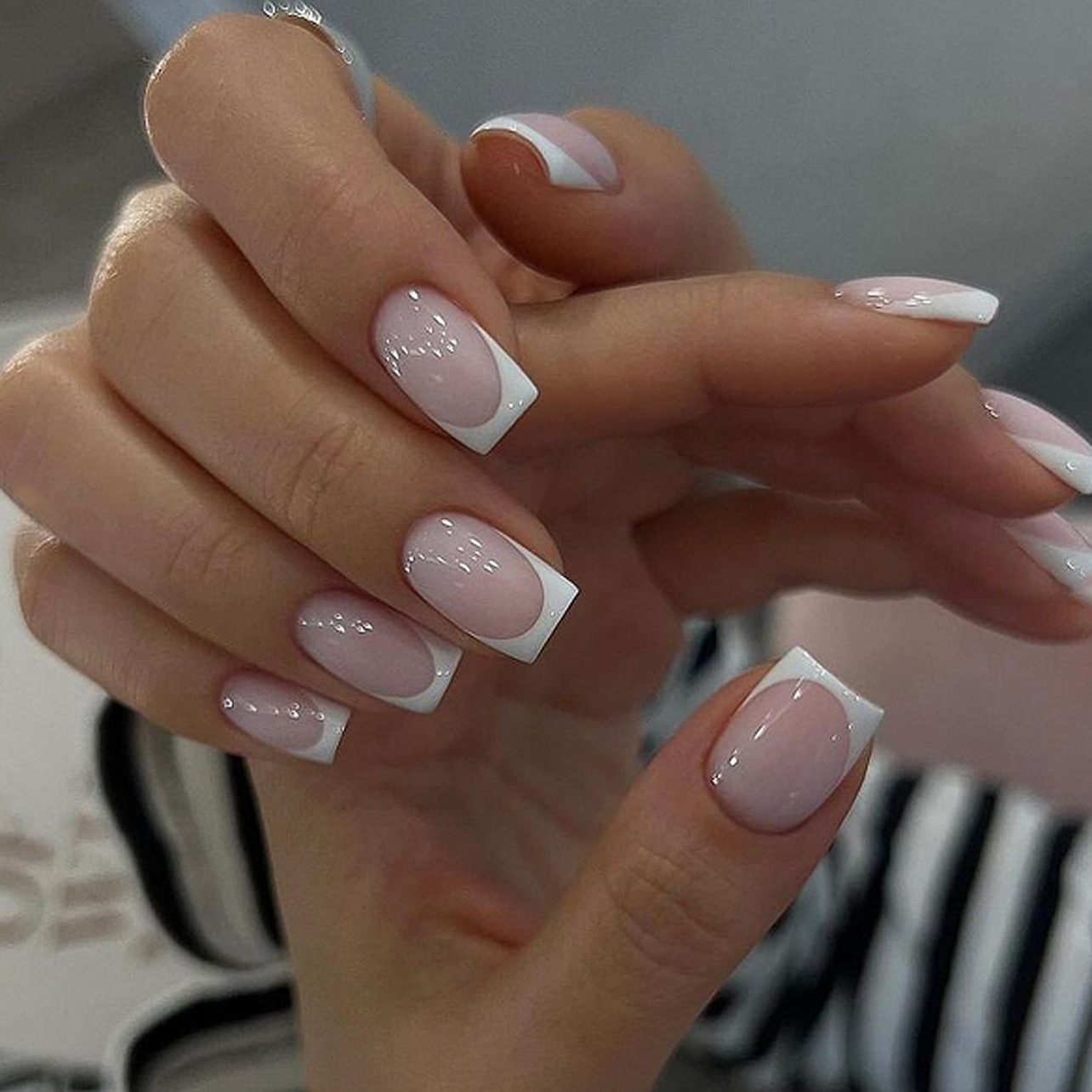 24개 심플 발레 글리터 탈부착 가능한 핑크 그라데이션 - Nail Art Glitter 리뷰 및 가격