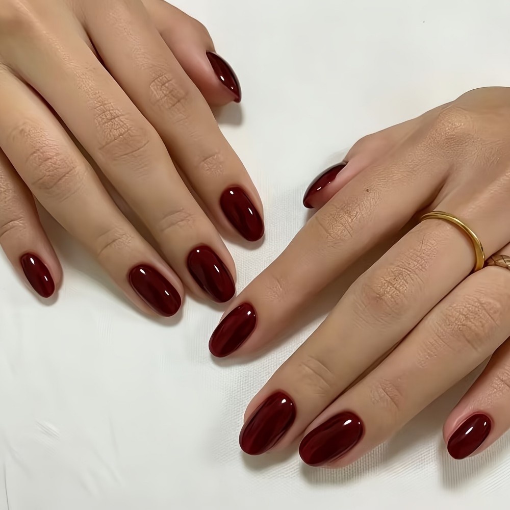 24개 밀키 화이트 프레스온 네일 짧은 스퀘어 반투명  - Nail Art Extension 리뷰 및 가격