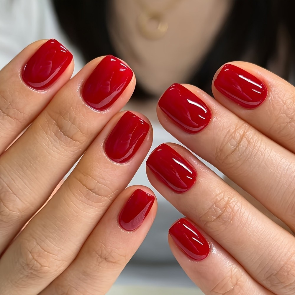24개 밀키 화이트 프레스온 네일 짧은 스퀘어 반투명  - Nail Art Extension 리뷰 및 가격